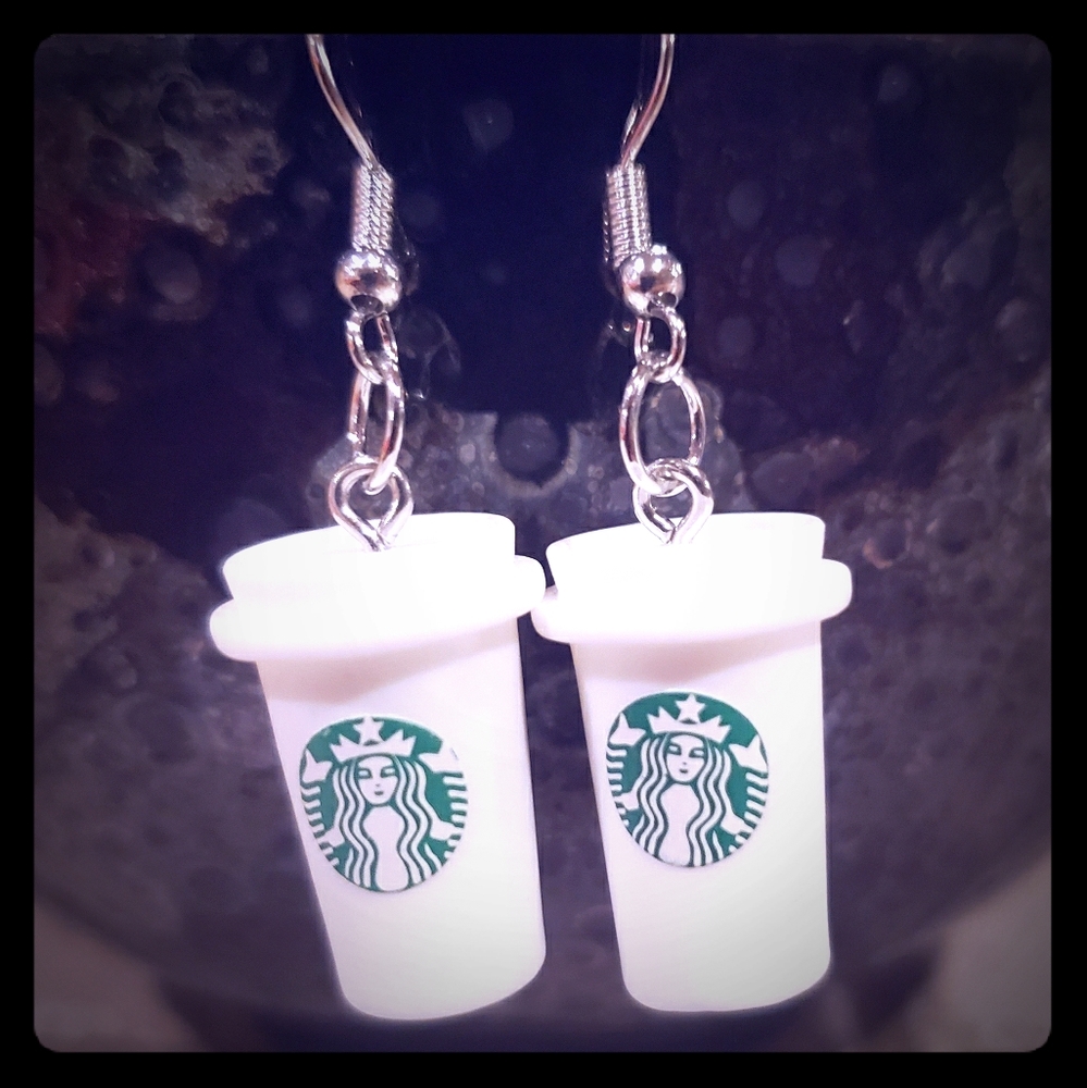 Starbucks Dangle Earrings